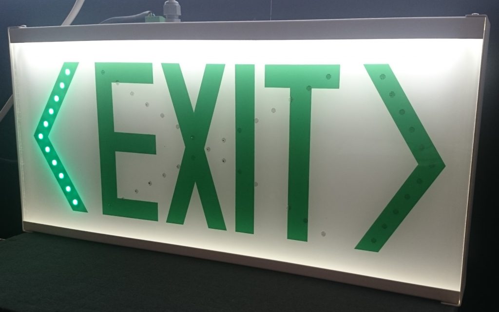 Transformative knowledge: Bringing the humble emergency exit sign into ...